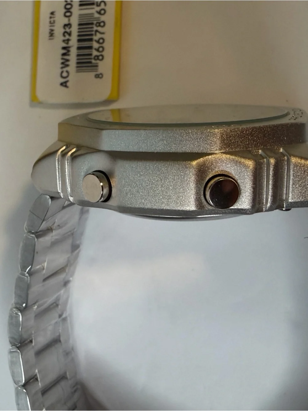 Activa x Invicta watch Dual Time Silver Men's Watch